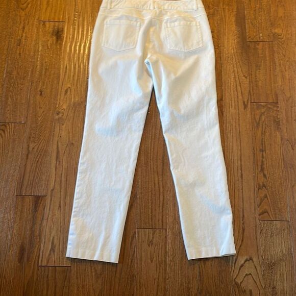 J.McLaughlin white straight leg jeans size 8 - Picture 8 of 11